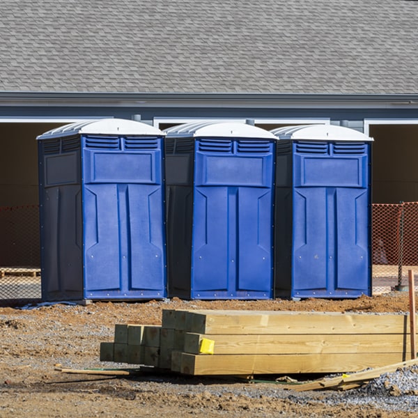 do you offer hand sanitizer dispensers inside the porta potties in Hamlet Nebraska